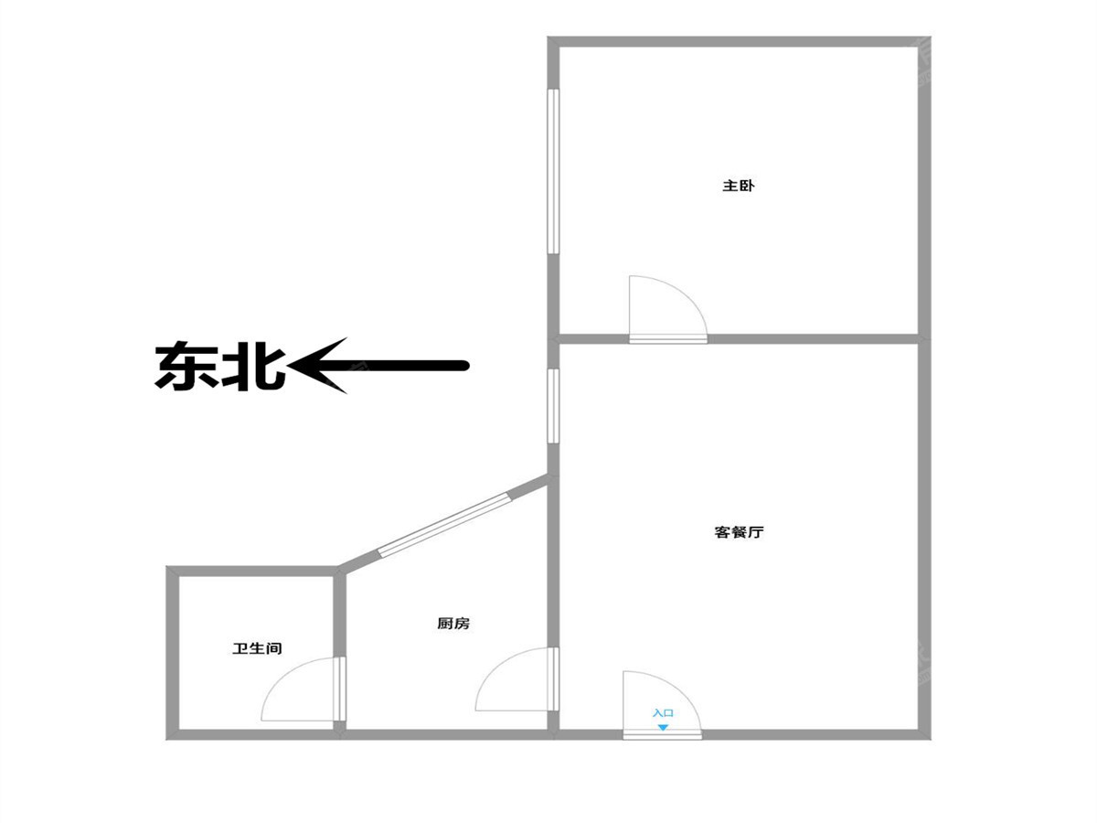 南洲花苑 1房1厅1卫 41㎡-中山南洲花苑租房