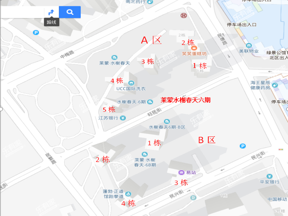 莱蒙水榭春天沙盘图