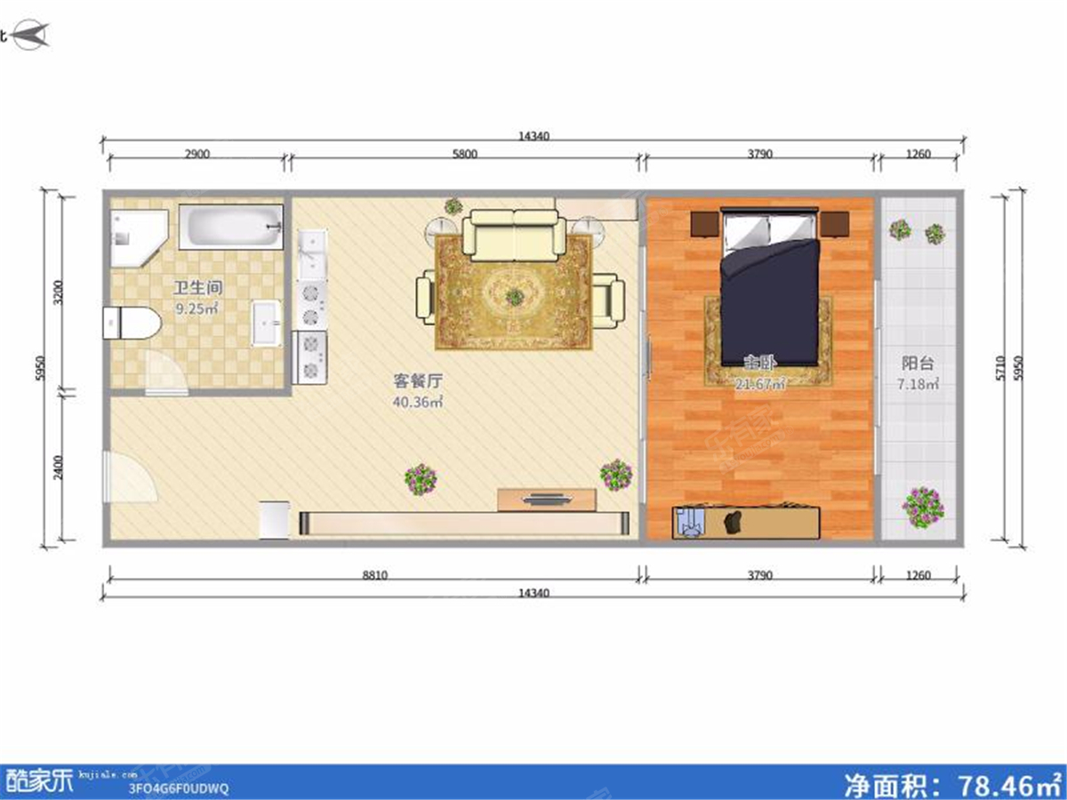 懿峯国际公寓	户型图