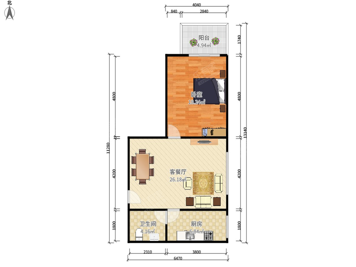 都市丽景户型图
