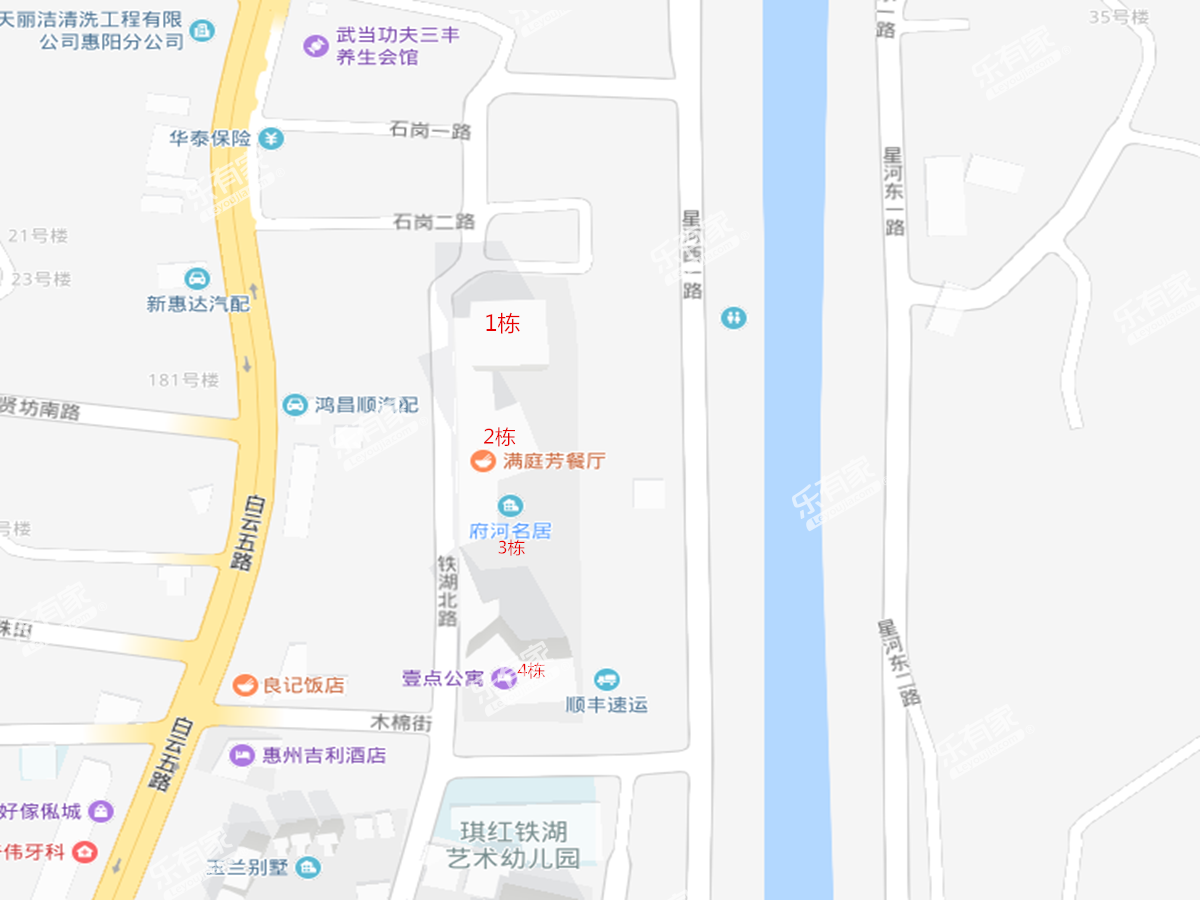 府河名居沙盘图