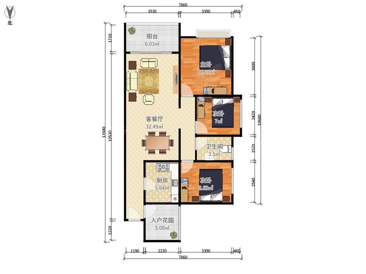鸿威的森林，精装三房，业主诚心出售