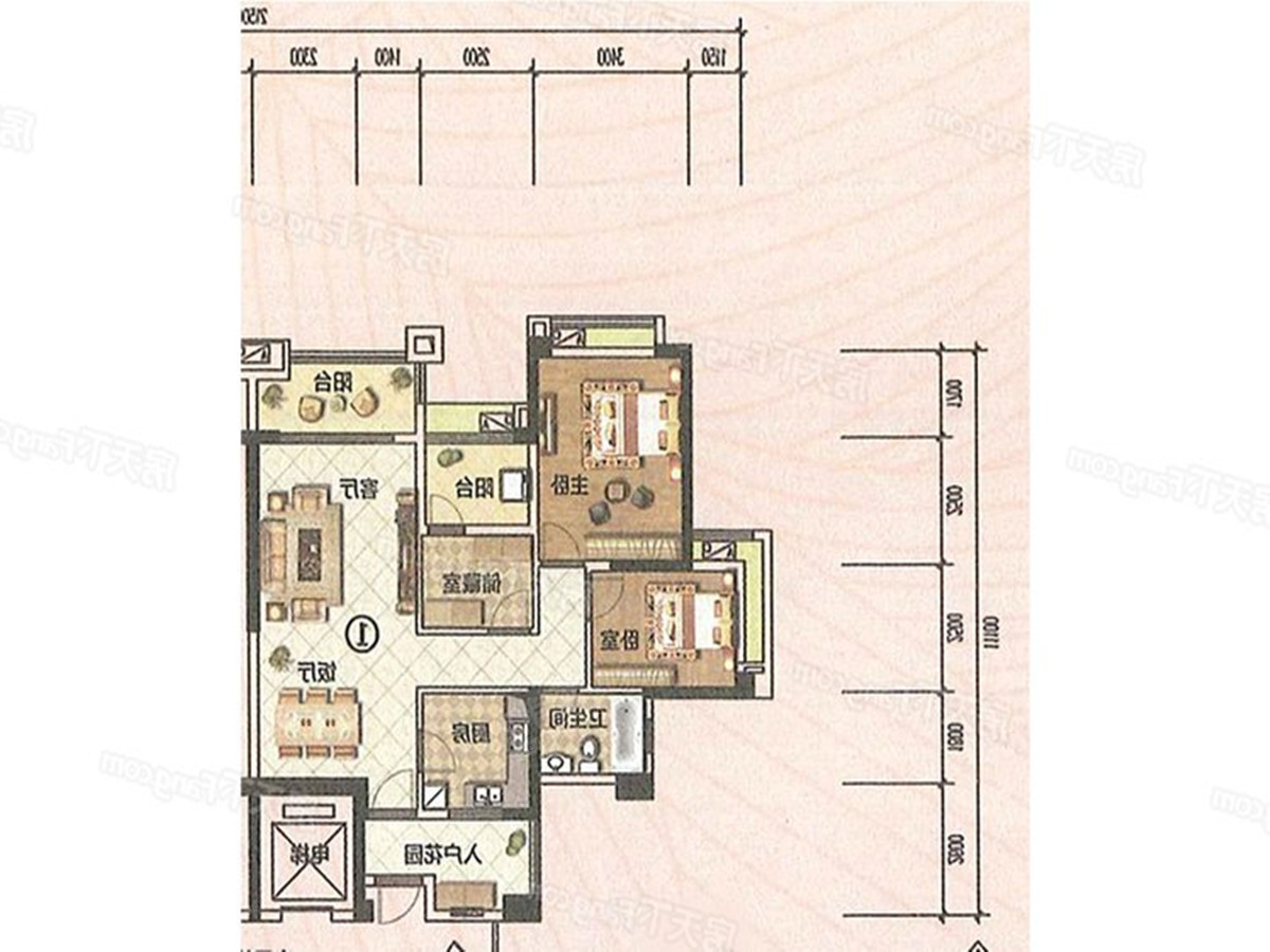 雅居乐御龙山户型图