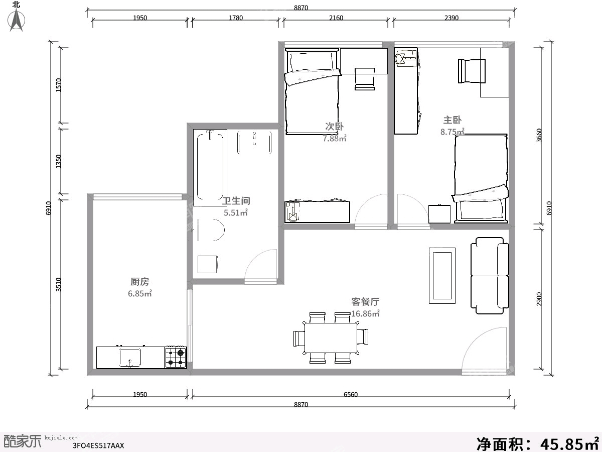 花半里欣悦广场户型图