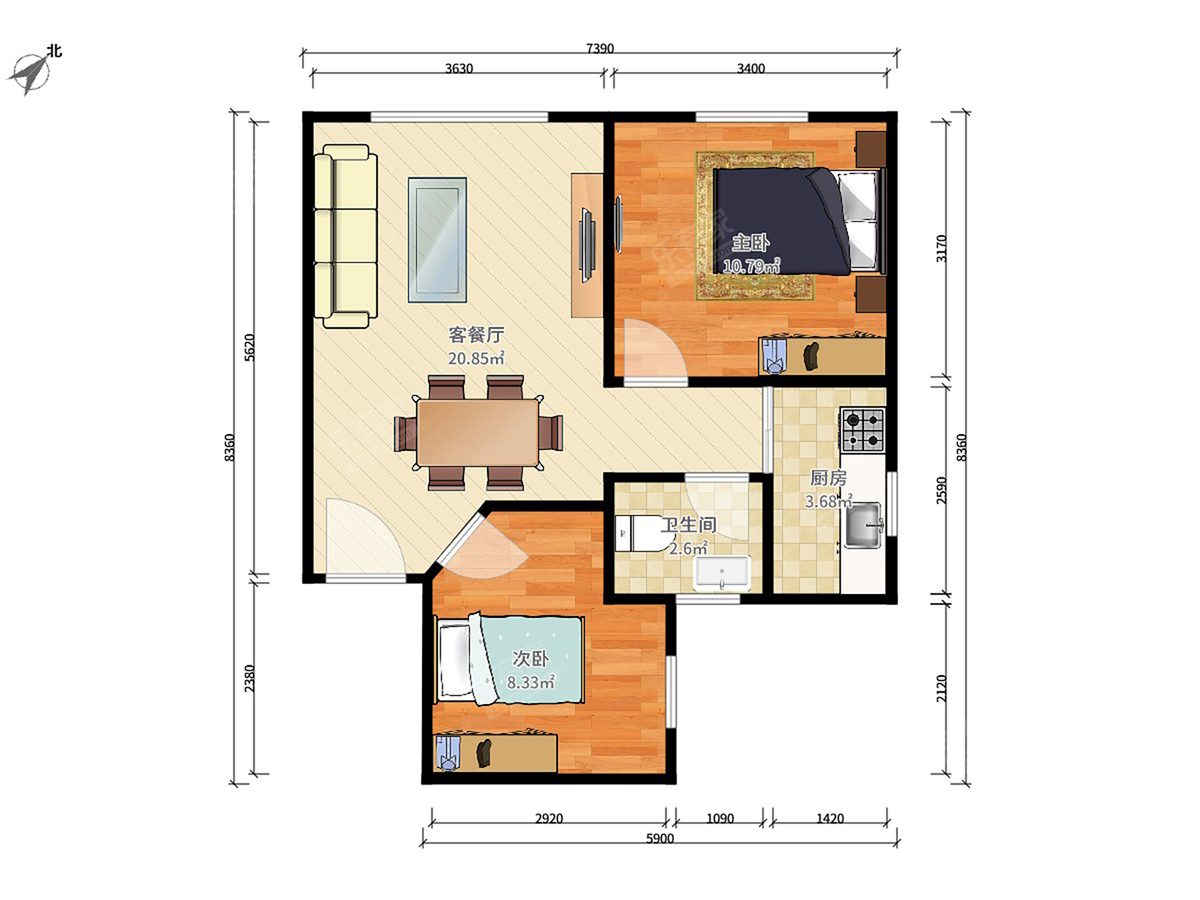 幸福新村户型图