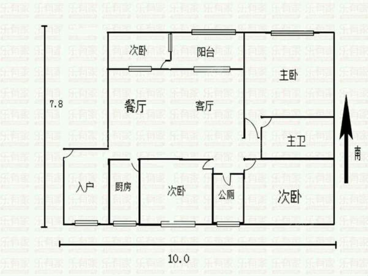 天地源·御湾雅墅 3室2厅2卫1厨1阳 110.72 南