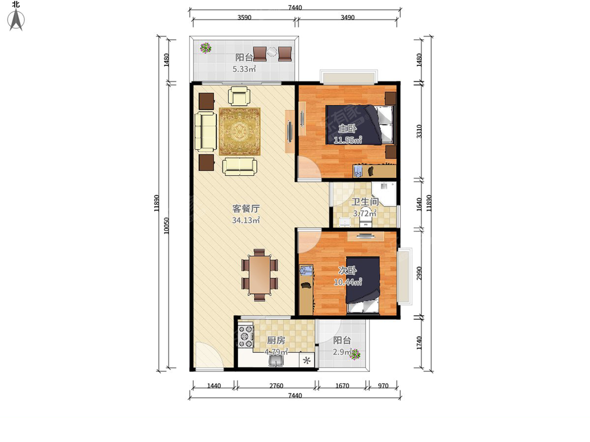 雅苑户型图