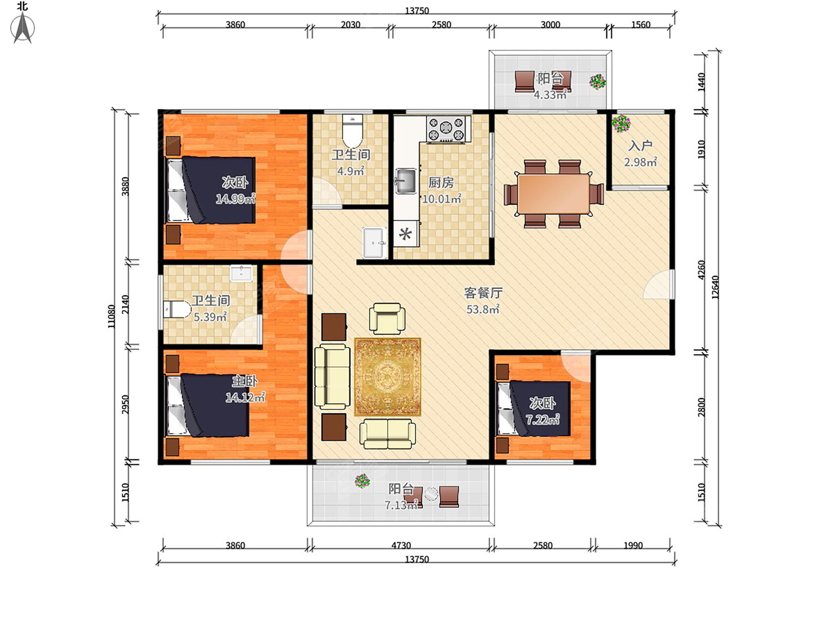 东江学府三期户型图