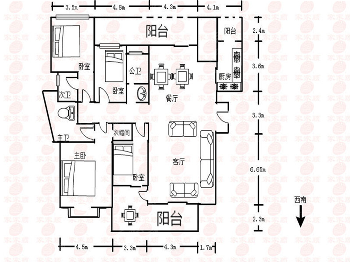 波托菲诺纯水岸九期户型图