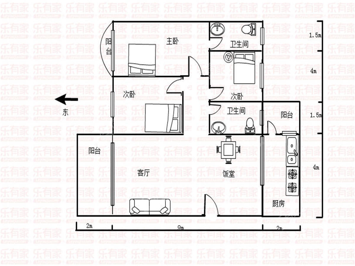 金海岸观海户型图