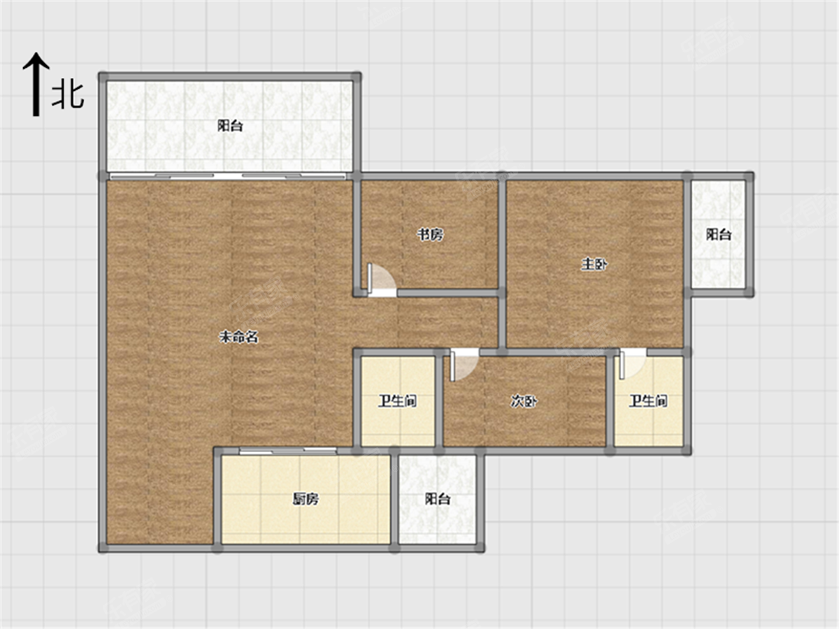 海逸芭堤蓝湾 3房2厅2卫 111㎡