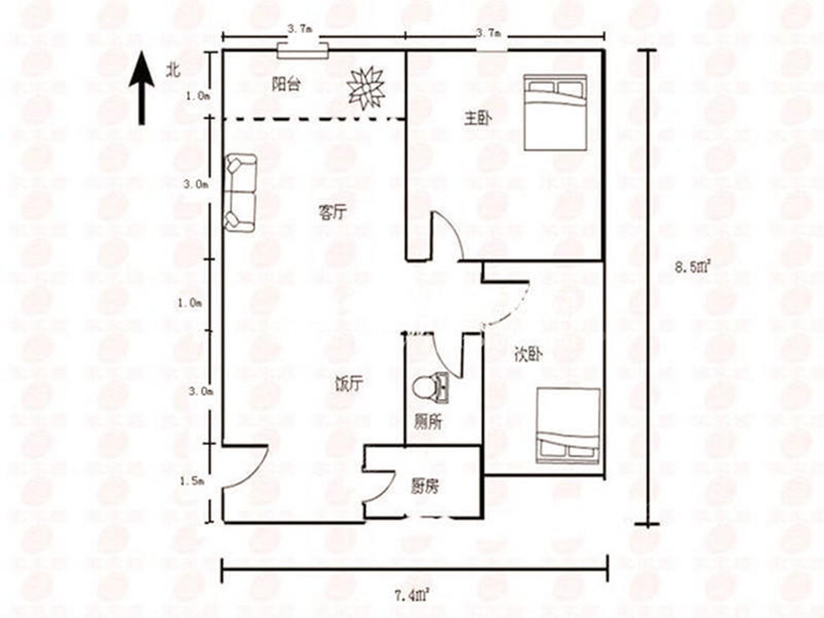 天源梅林居户型图