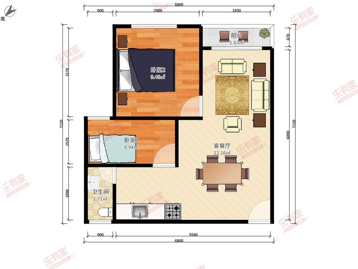 金茂·現代城2期戶型圖