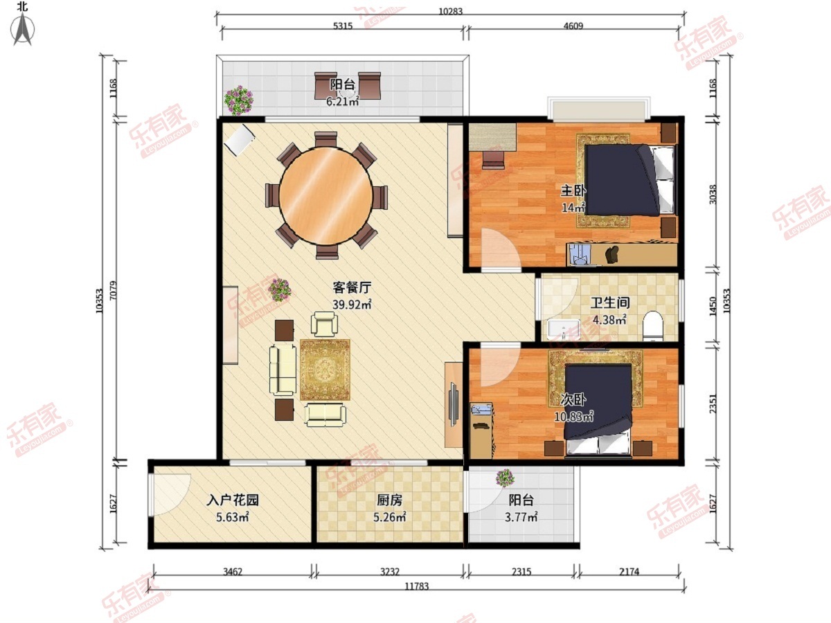 恆利陽光新城戶型圖