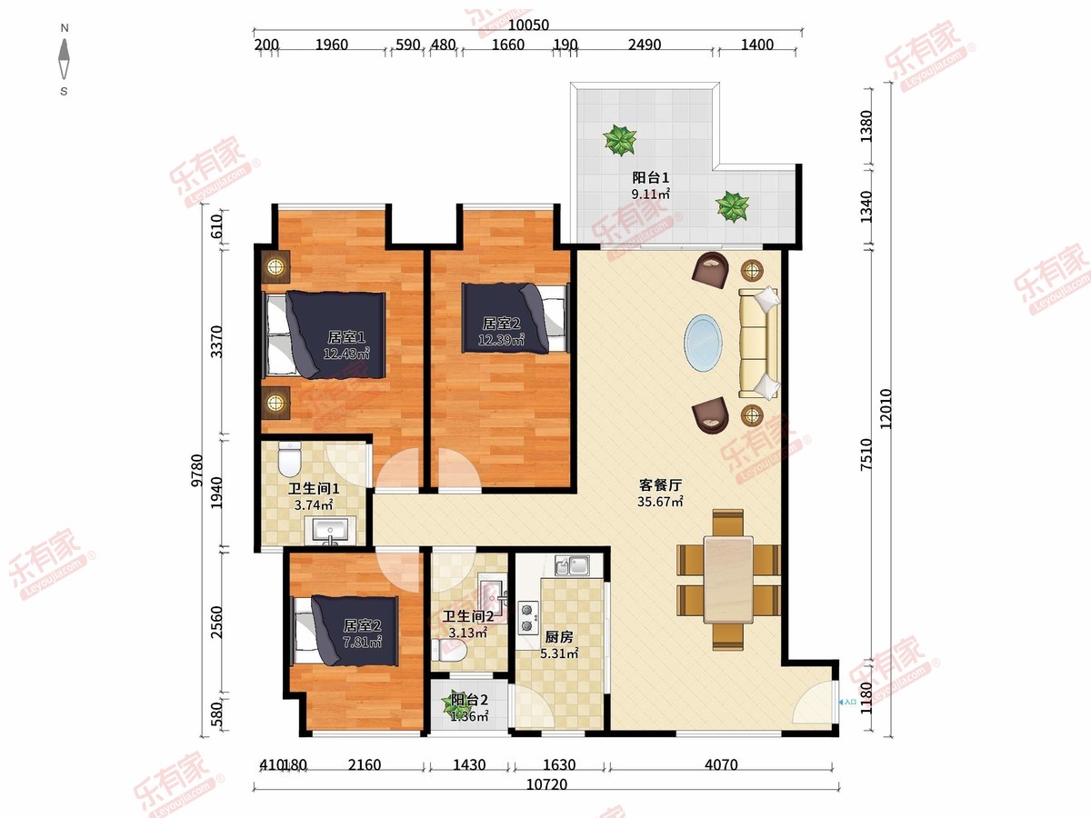 惠阳临深地铁口，马克住区精装修大三房出售，看房方便