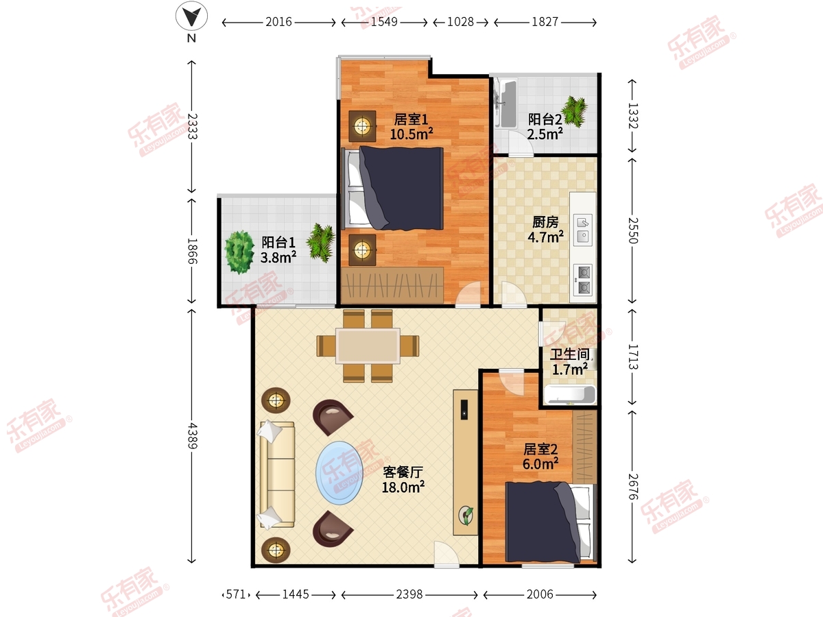 振业峦山谷花园(一期)户型图