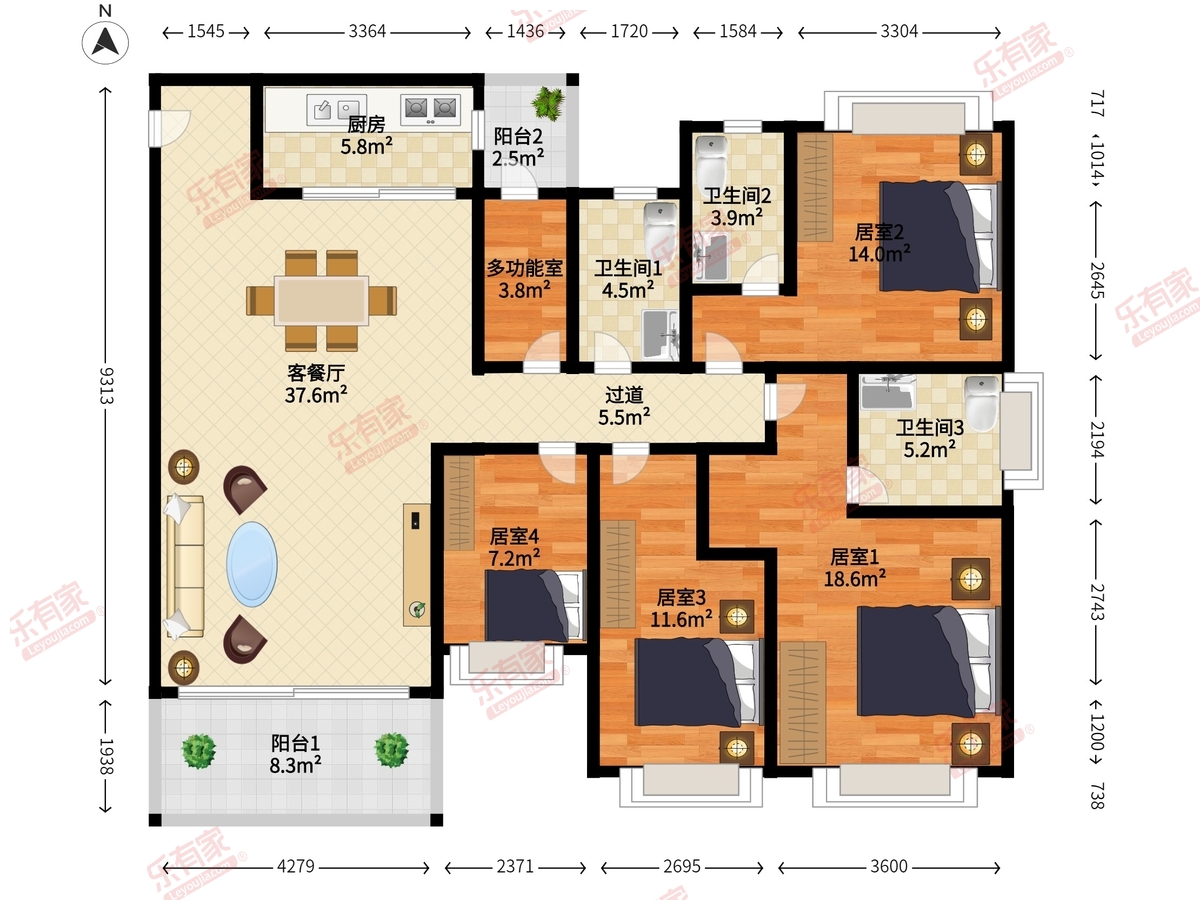 雅居乐万象郡二期户型图