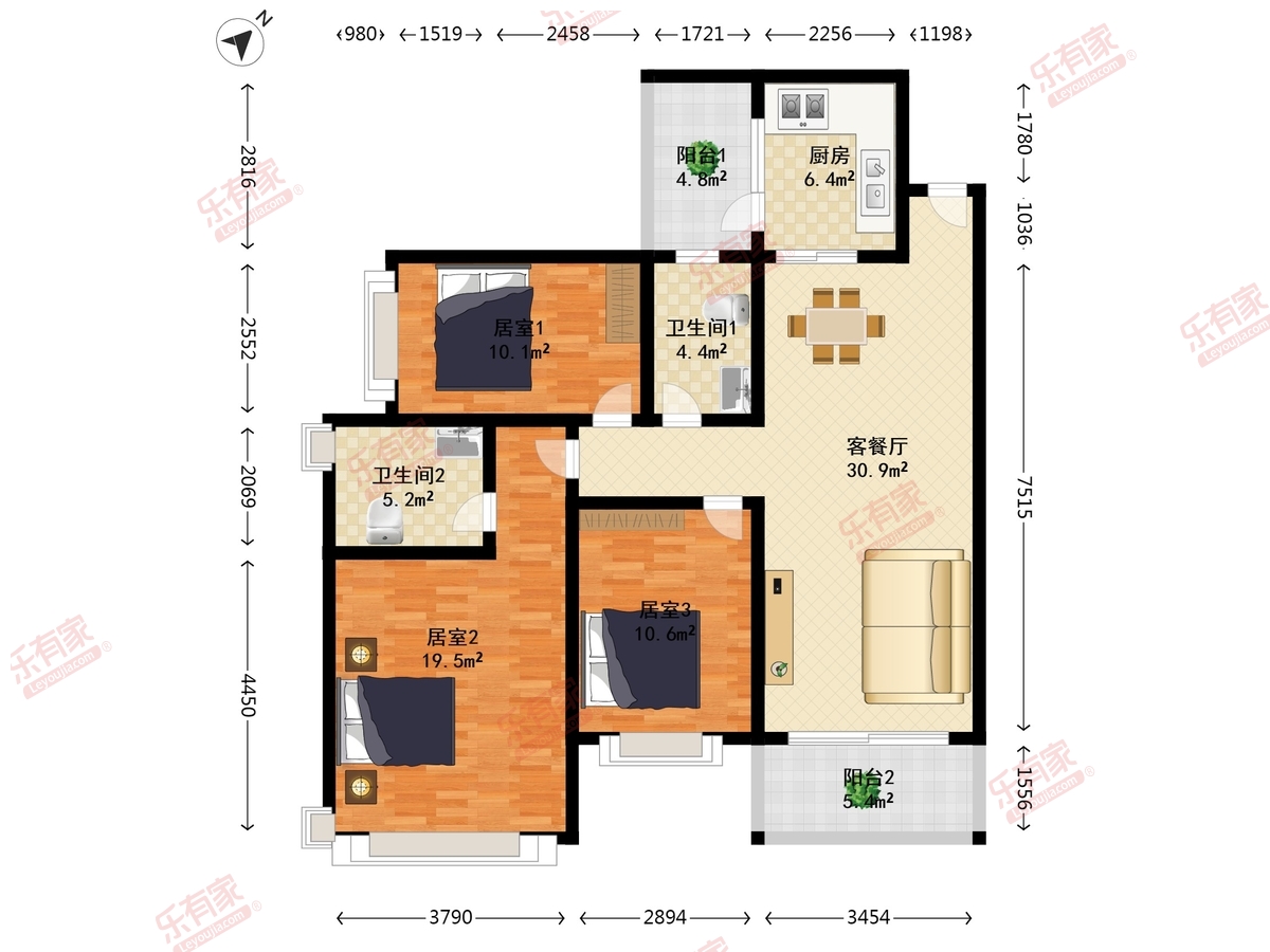 雅居樂世紀新城戶型圖