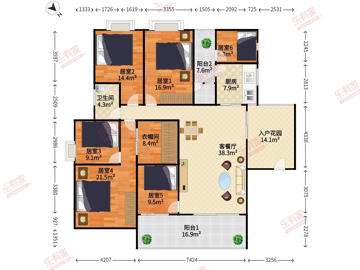 金山湖国墅园户型图