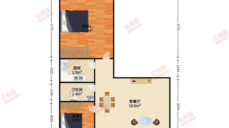 松泉公寓戶型圖