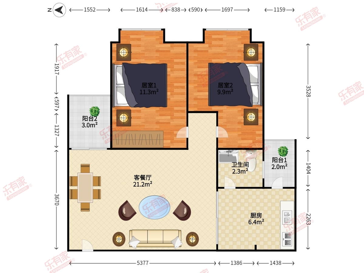 南山公馆二期户型图