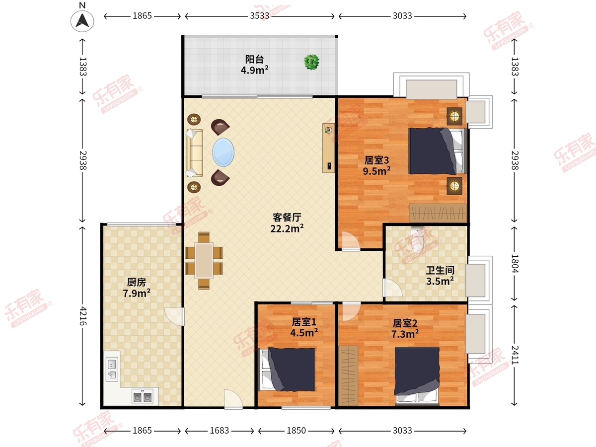 翠堤湾户型图