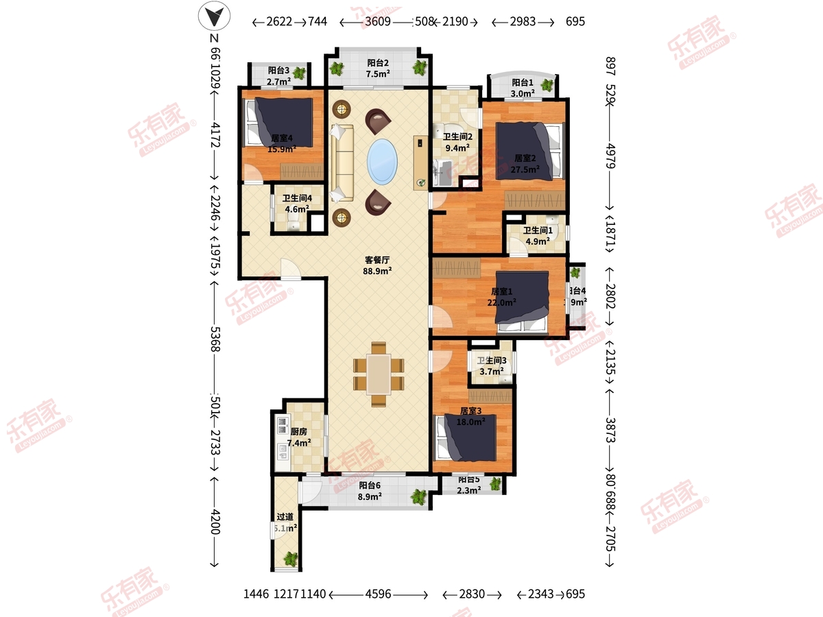 【梵登二手房_凯茵二手房】梵登 普通住宅280-中山乐有家