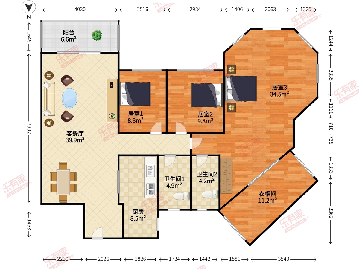 天乙海岸名都户型图