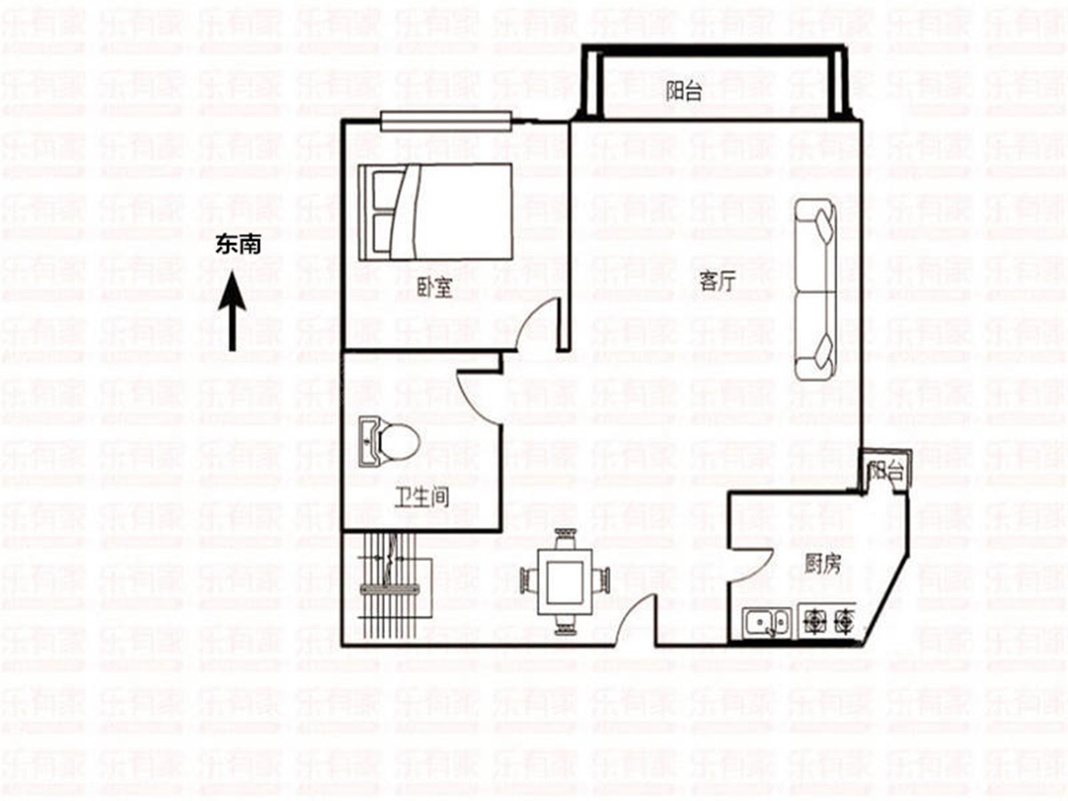 保利百合花园户型图