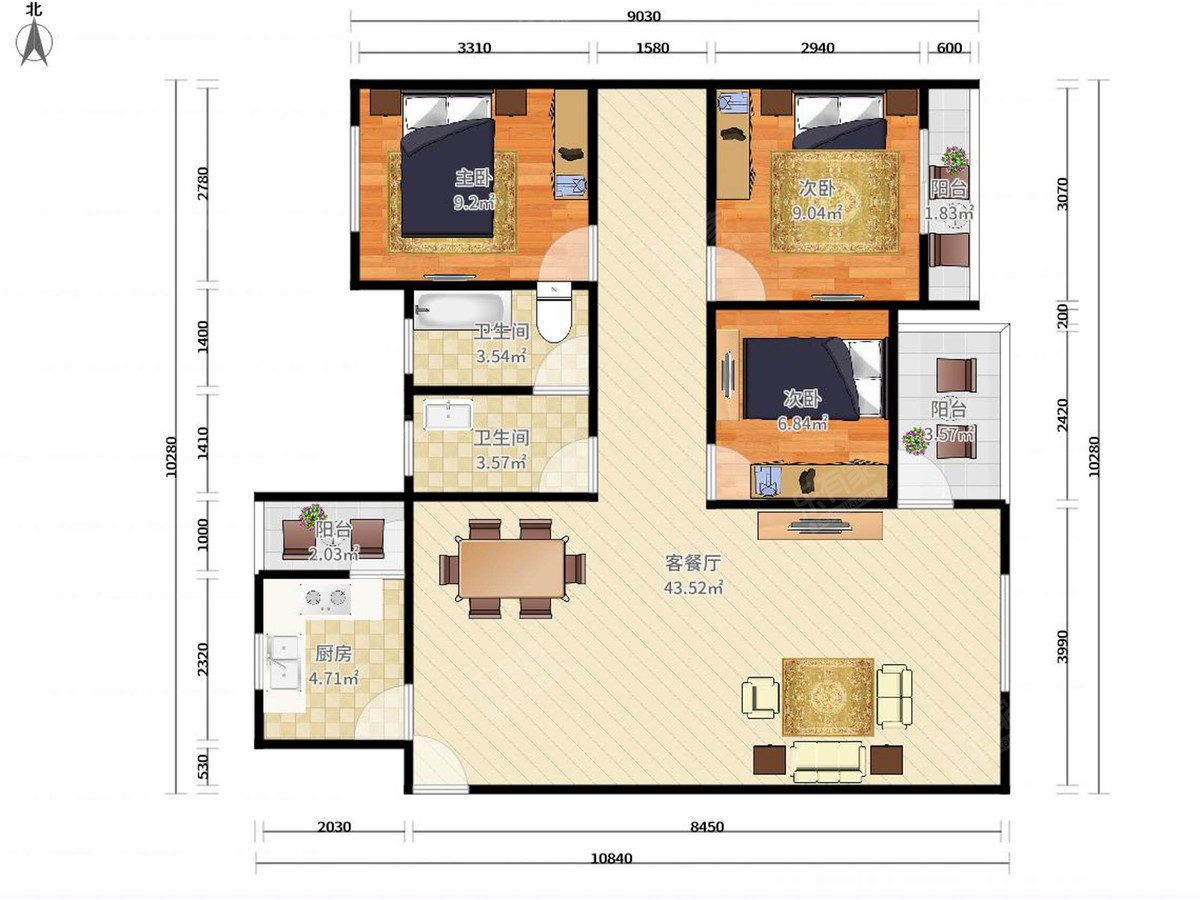 中海半山溪谷户型图