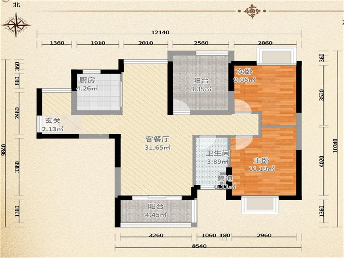 中信观澜凯旋城户型图