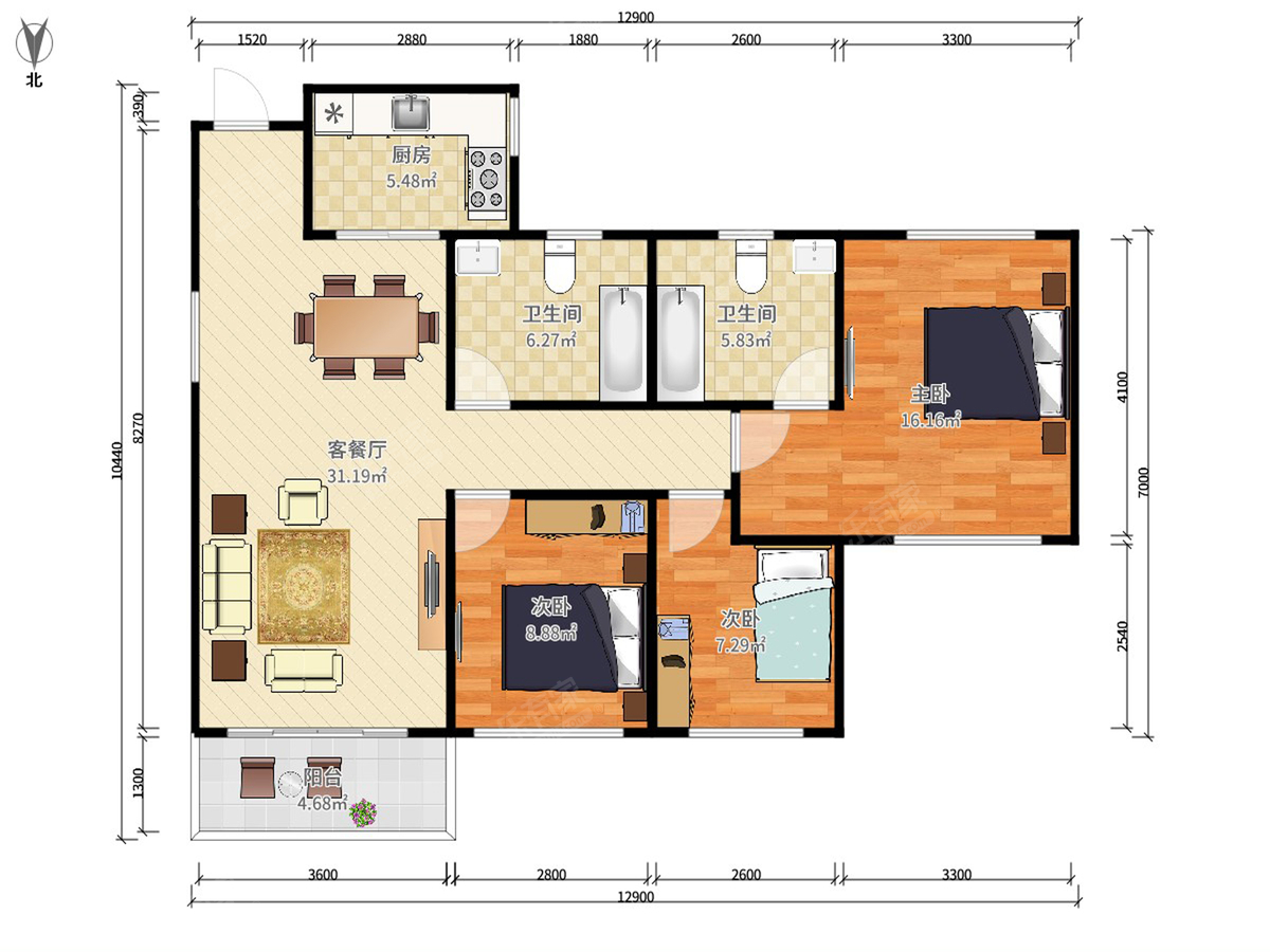 花样年江山(黄江)户型图