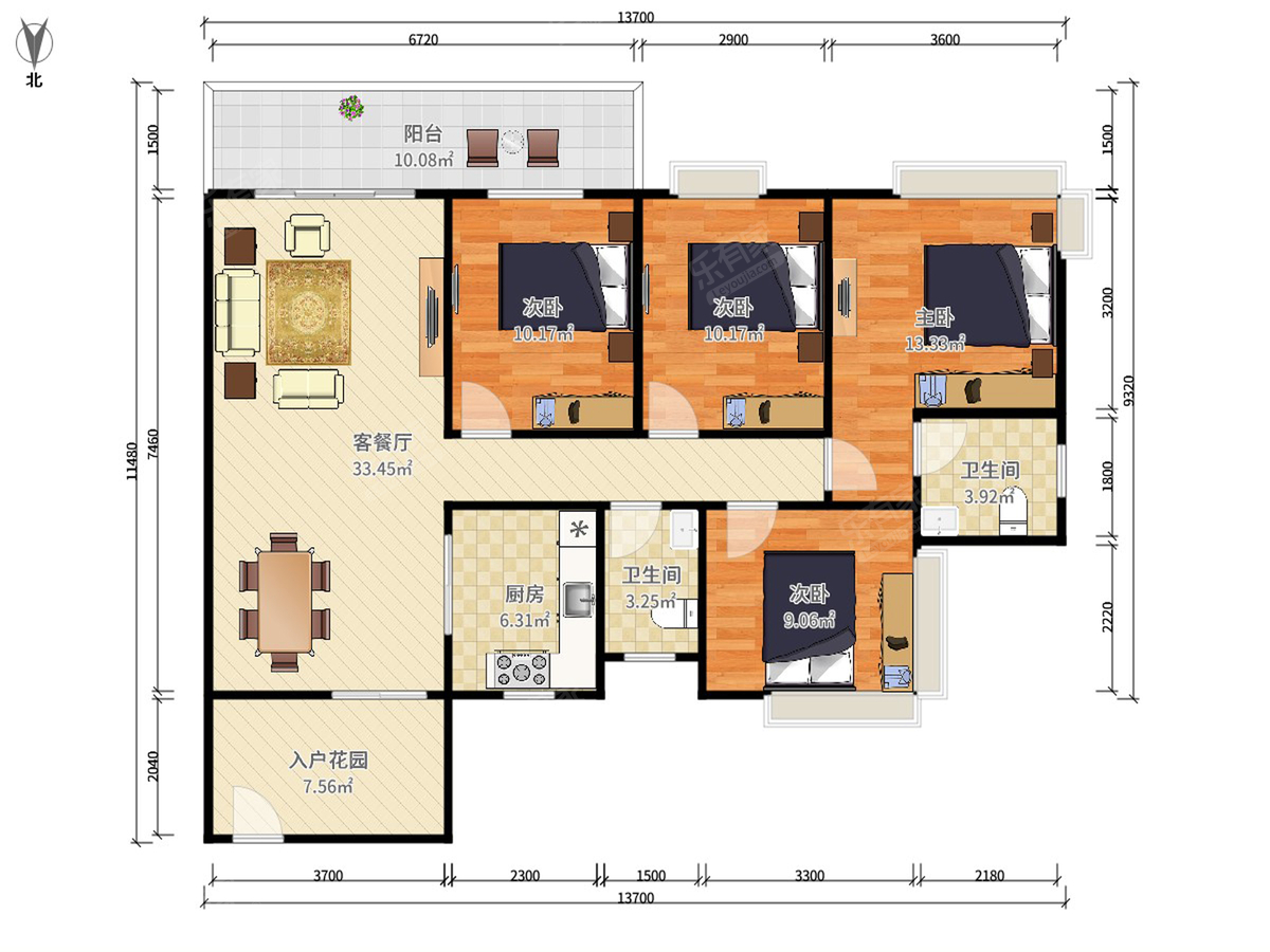 雅居樂世紀新城戶型圖