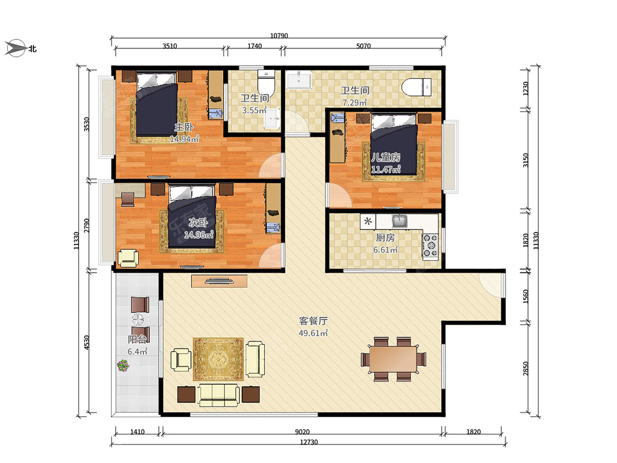 花样年江山(黄江)户型图