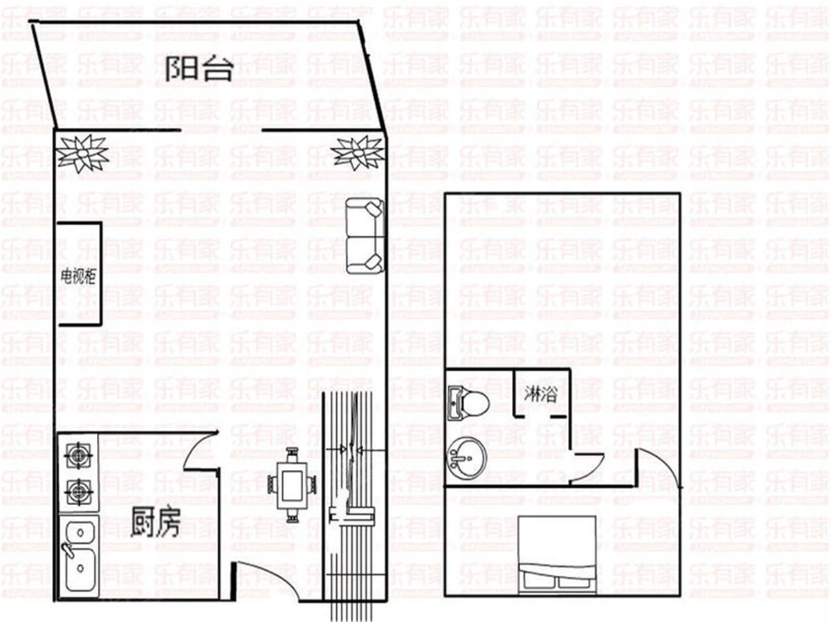 心海伽蓝，精装复式2房，花园小区，无豪宅税