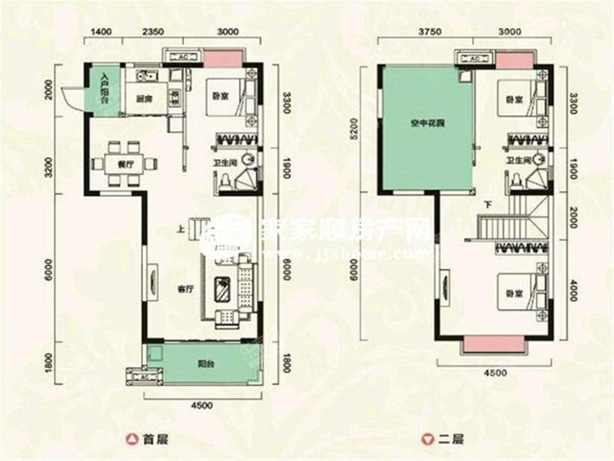 锦地繁花精装空“空中小别墅”，业主诚心出售